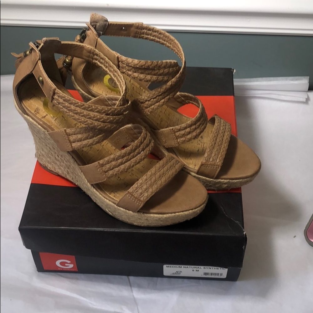 G by Guess espadrille wedge sandals
